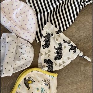 Set of 5 Newborn Hats